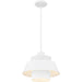Quoizel - LMI1814W - One Light Pendant - Lumi - Matte White