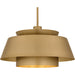 Quoizel - LMI2824BWS - Three Light Pendant - Lumi - Brushed Weathered Brass