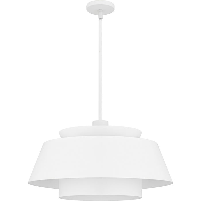 Quoizel - LMI2824W - Three Light Pendant - Lumi - Matte White