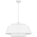 Quoizel - LMI2824W - Three Light Pendant - Lumi - Matte White