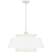 Quoizel - LMI2824W - Three Light Pendant - Lumi - Matte White