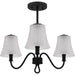 Quoizel - MCK1722MBK - Three Light Semi-Flush Mount - McKinney - Matte Black