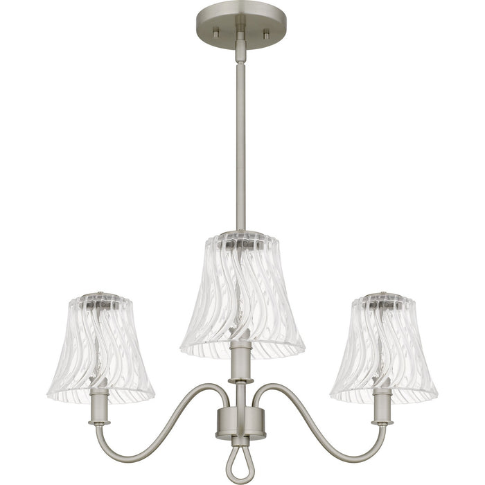 Quoizel - MCK5022BN - Three Light Chandelier - McKinney - Brushed Nickel