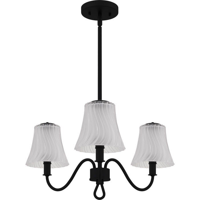 Quoizel - MCK5022MBK - Three Light Chandelier - McKinney - Matte Black
