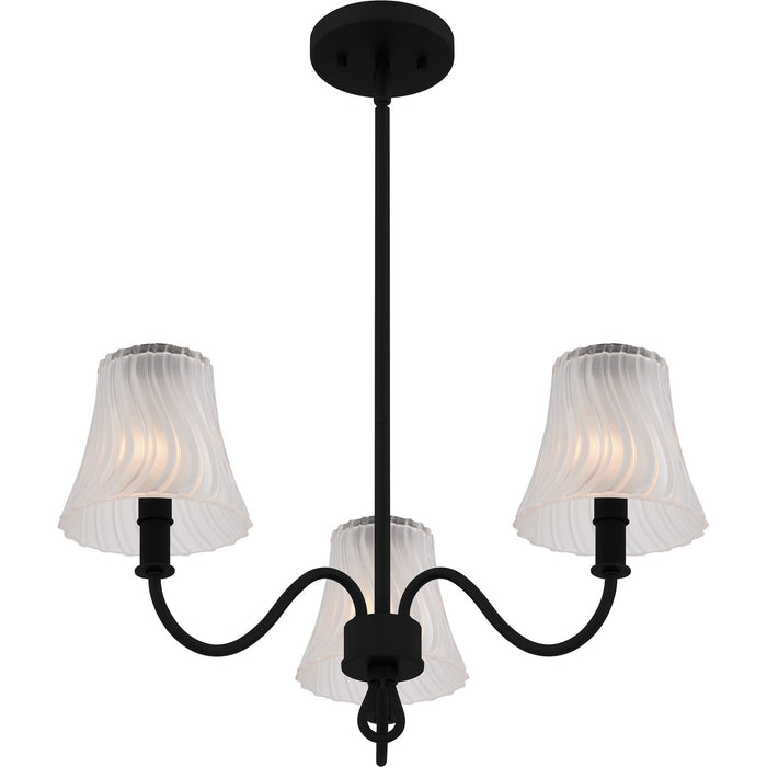 Quoizel - MCK5022MBK - Three Light Chandelier - McKinney - Matte Black