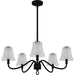 Quoizel - MCK5030MBK - Five Light Chandelier - McKinney - Matte Black