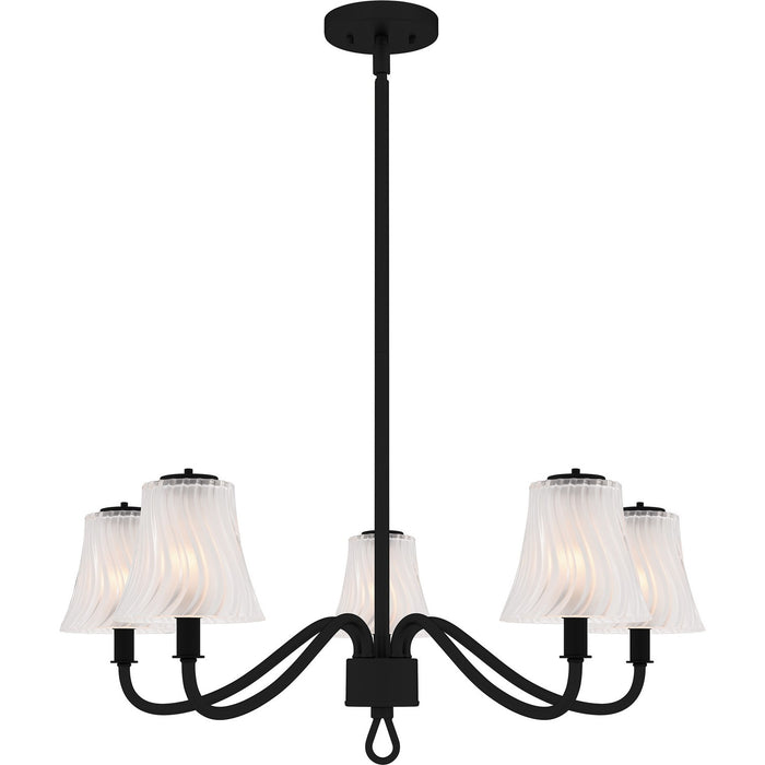 Quoizel - MCK5030MBK - Five Light Chandelier - McKinney - Matte Black