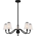 Quoizel - MCK5030MBK - Five Light Chandelier - McKinney - Matte Black