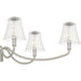 Quoizel - MCK644BN - Six Light Linear Chandelier - McKinney - Brushed Nickel