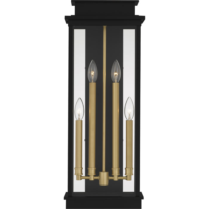 Quoizel - NOE8410MBK - Two Light Outdoor Wall Lantern - Noelle - Matte Black
