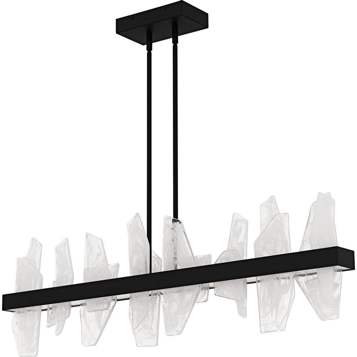 Quoizel - PCAUR142MBK - LED Linear Chandelier - Aurelia - Matte Black