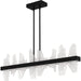 Quoizel - PCAUR142MBK - LED Linear Chandelier - Aurelia - Matte Black