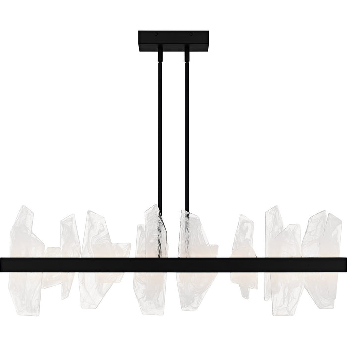 Quoizel - PCAUR142MBK - LED Linear Chandelier - Aurelia - Matte Black