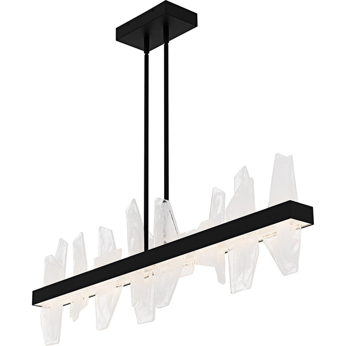 Quoizel - PCAUR142MBK - LED Linear Chandelier - Aurelia - Matte Black
