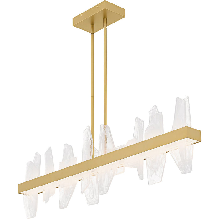 Quoizel - PCAUR142SGD - LED Linear Chandelier - Aurelia - Soft Gold