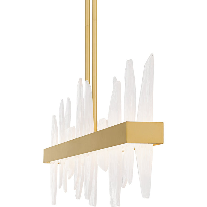 Quoizel - PCAUR142SGD - LED Linear Chandelier - Aurelia - Soft Gold