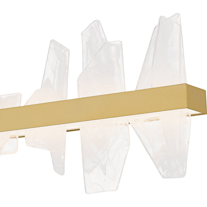 Quoizel - PCAUR142SGD - LED Linear Chandelier - Aurelia - Soft Gold