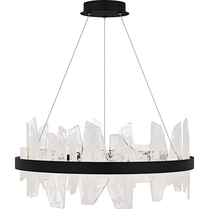 Quoizel - PCAUR5030MBK - LED Chandelier - Aurelia - Matte Black