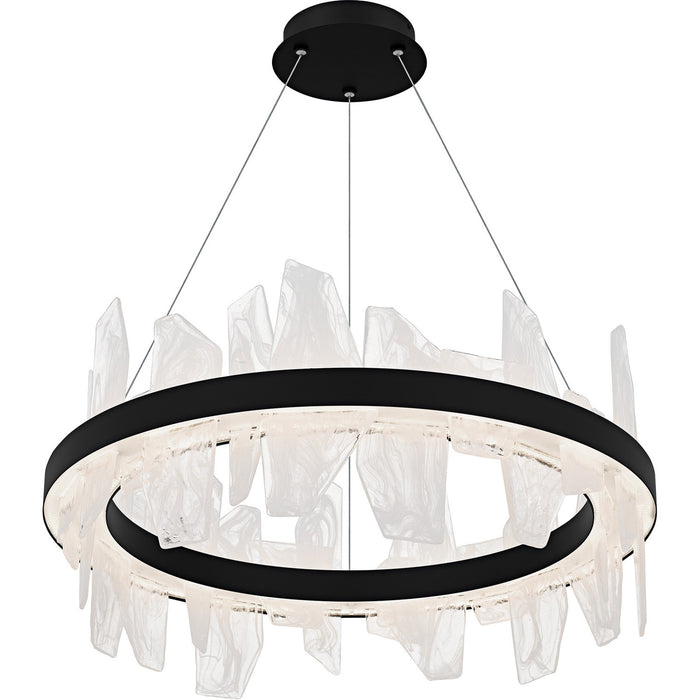 Quoizel - PCAUR5030MBK - LED Chandelier - Aurelia - Matte Black
