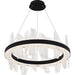 Quoizel - PCAUR5030MBK - LED Chandelier - Aurelia - Matte Black