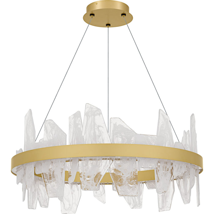 Quoizel - PCAUR5030SGD - LED Chandelier - Aurelia - Soft Gold