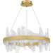 Quoizel - PCAUR5030SGD - LED Chandelier - Aurelia - Soft Gold