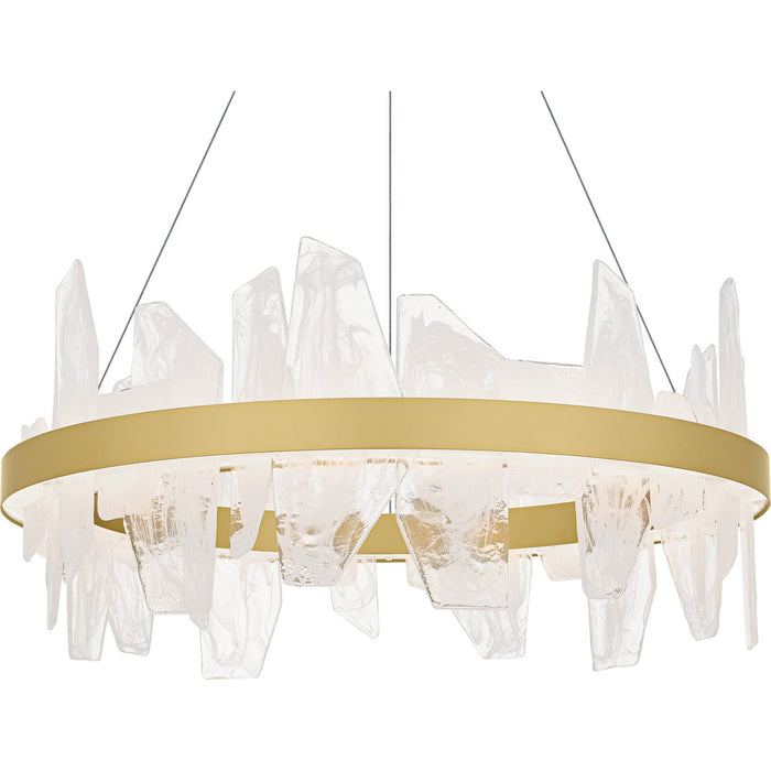 Quoizel - PCAUR5030SGD - LED Chandelier - Aurelia - Soft Gold