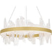Quoizel - PCAUR5030SGD - LED Chandelier - Aurelia - Soft Gold
