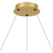 Quoizel - PCAUR5030SGD - LED Chandelier - Aurelia - Soft Gold