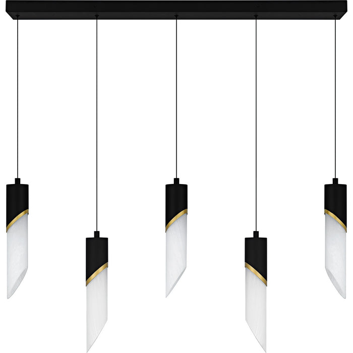 Quoizel - PCAYS540MBK - LED Linear Chandelier - Alys - Matte Black