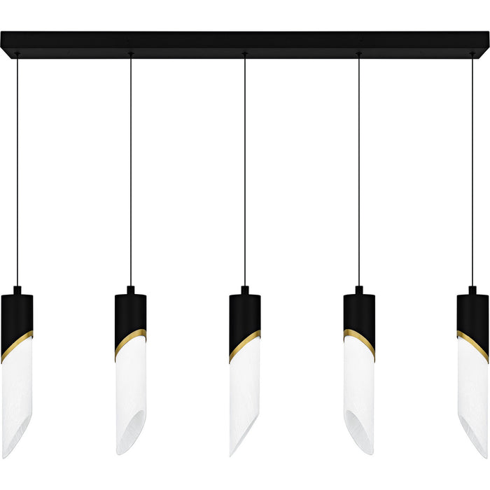 Quoizel - PCAYS540MBK - LED Linear Chandelier - Alys - Matte Black