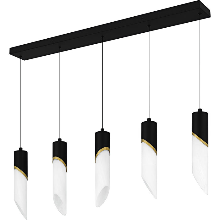Quoizel - PCAYS540MBK - LED Linear Chandelier - Alys - Matte Black