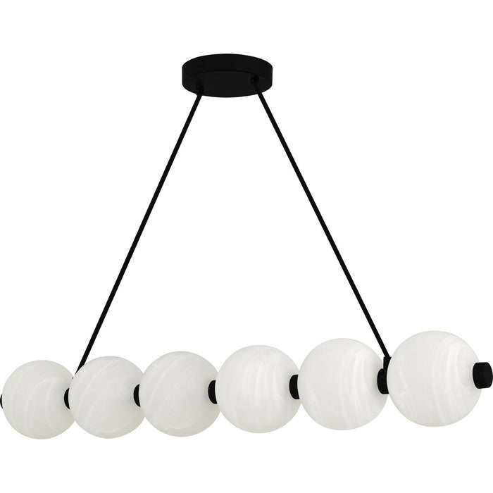 Quoizel - PCCAD144MBK - LED Linear Chandelier - Clarendon - Matte Black