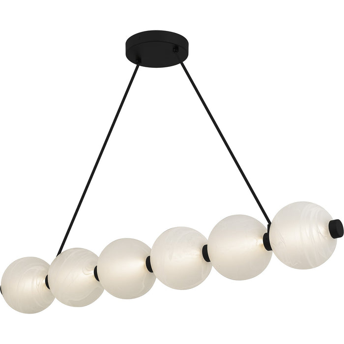 Quoizel - PCCAD144MBK - LED Linear Chandelier - Clarendon - Matte Black