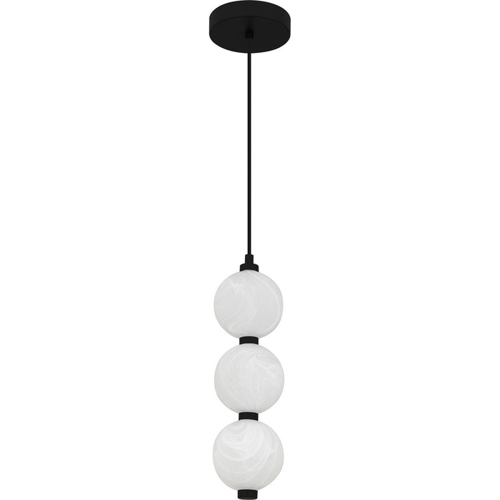 Quoizel - PCCAD1505MBK - LED Mini Pendant - Clarendon - Matte Black