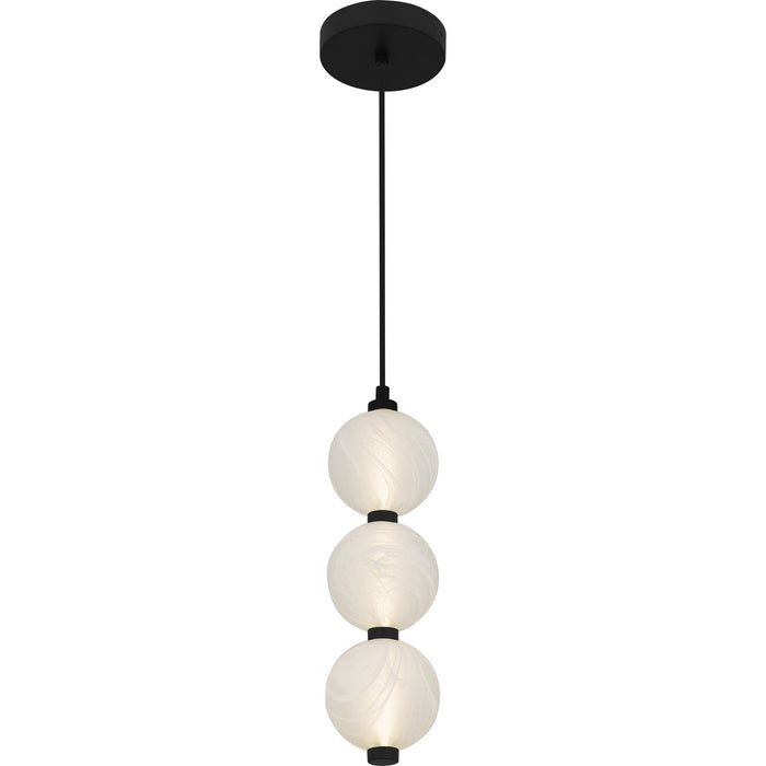Quoizel - PCCAD1505MBK - LED Mini Pendant - Clarendon - Matte Black