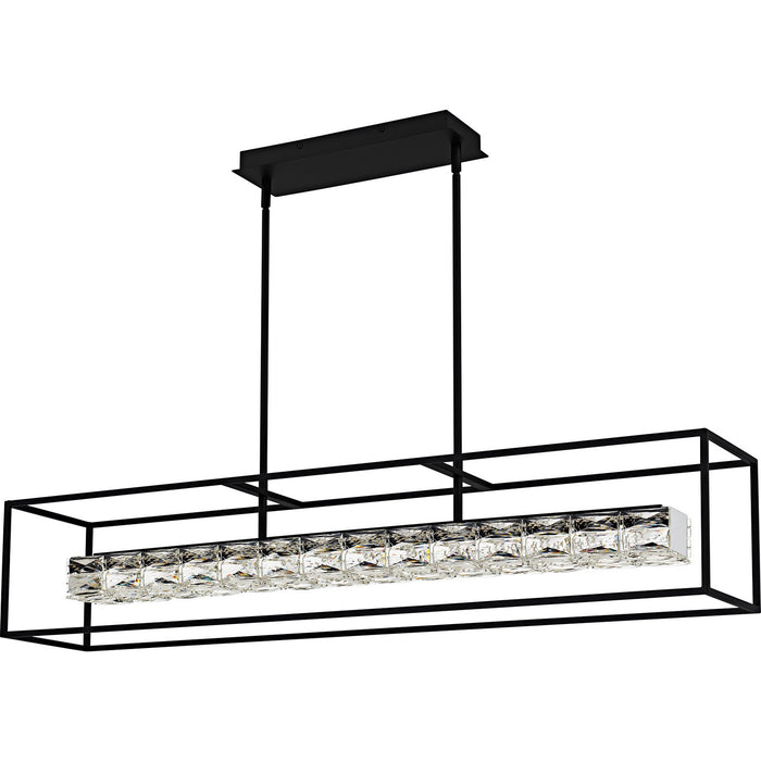Quoizel - PCDZ148MBK - LED Linear Chandelier - Dazzle - Matte Black