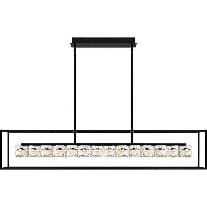 Quoizel - PCDZ148MBK - LED Linear Chandelier - Dazzle - Matte Black