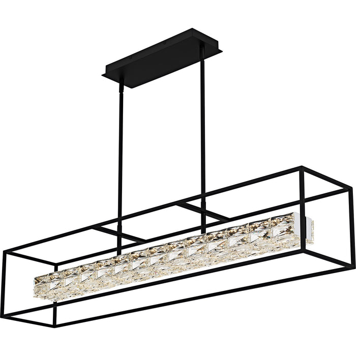 Quoizel - PCDZ148MBK - LED Linear Chandelier - Dazzle - Matte Black