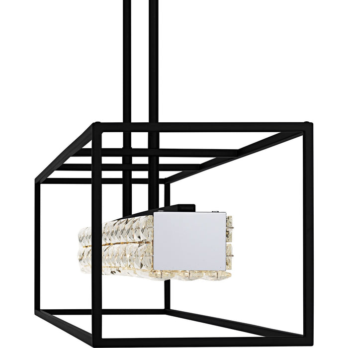 Quoizel - PCDZ148MBK - LED Linear Chandelier - Dazzle - Matte Black