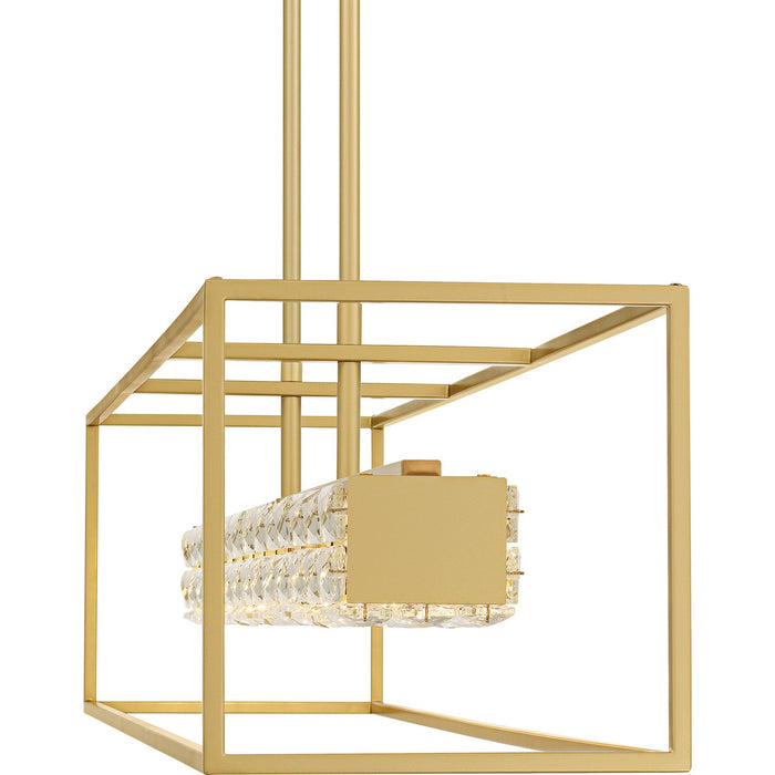 Quoizel - PCDZ148SGD - LED Linear Chandelier - Dazzle - Soft Gold