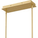 Quoizel - PCDZ148SGD - LED Linear Chandelier - Dazzle - Soft Gold