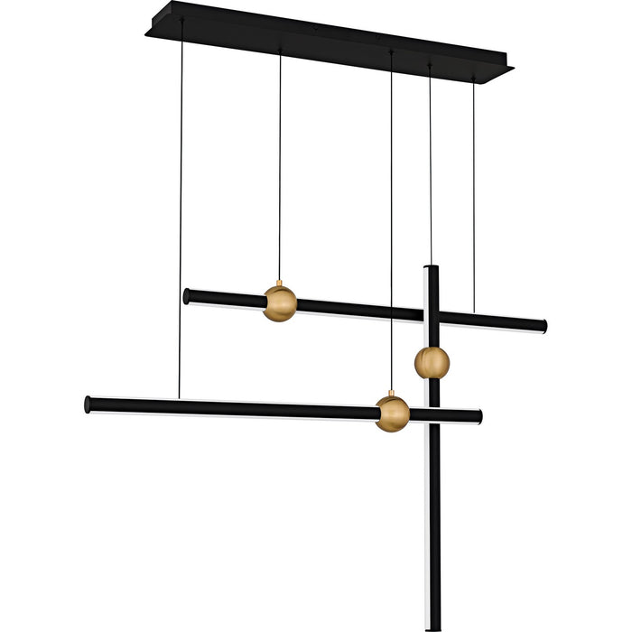 Quoizel - PCHVK144MBK - LED Linear Chandelier - Harvick - Matte Black