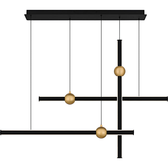 Quoizel - PCHVK144MBK - LED Linear Chandelier - Harvick - Matte Black