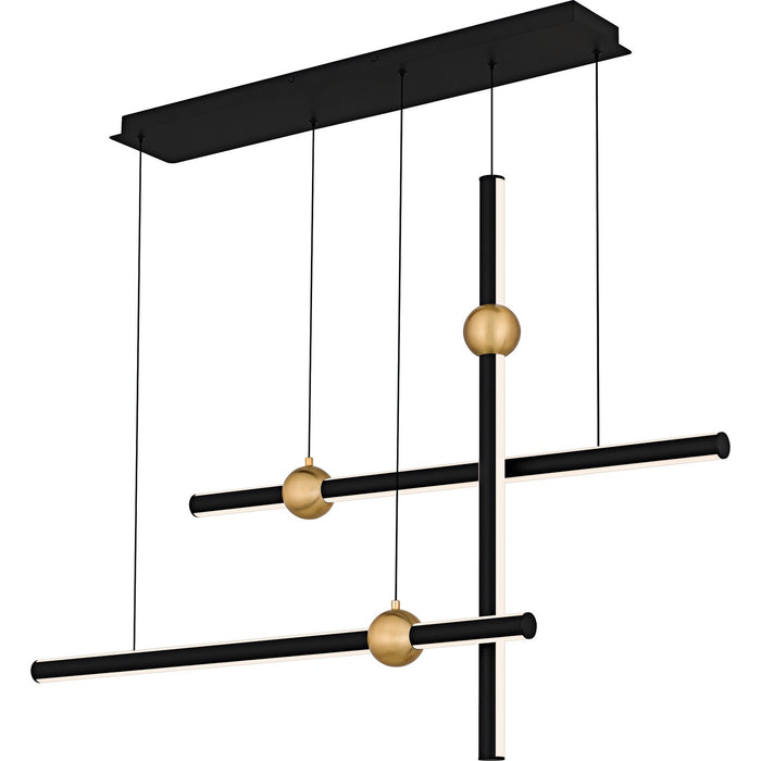 Quoizel - PCHVK144MBK - LED Linear Chandelier - Harvick - Matte Black