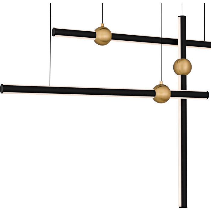 Quoizel - PCHVK144MBK - LED Linear Chandelier - Harvick - Matte Black