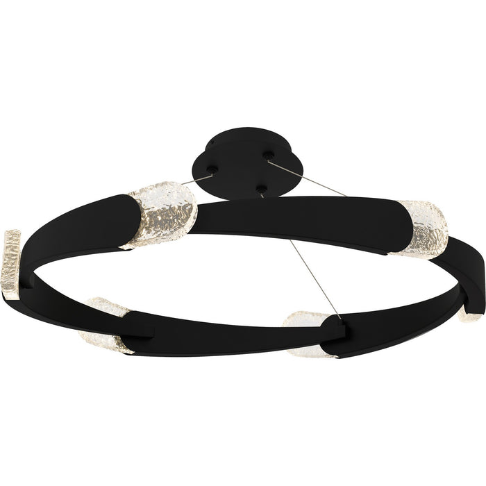 Quoizel - PCSAF1734MBK - LED Semi-Flush Mount - Saffron - Matte Black