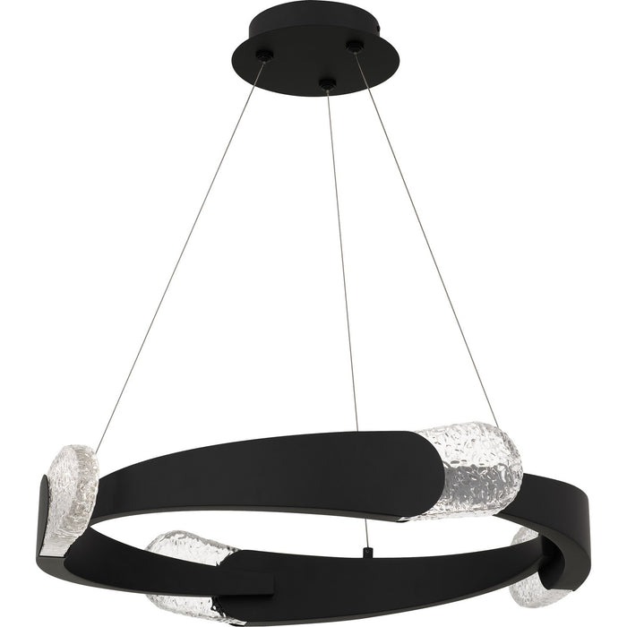 Quoizel - PCSAF2824MBK - LED Pendant - Saffron - Matte Black