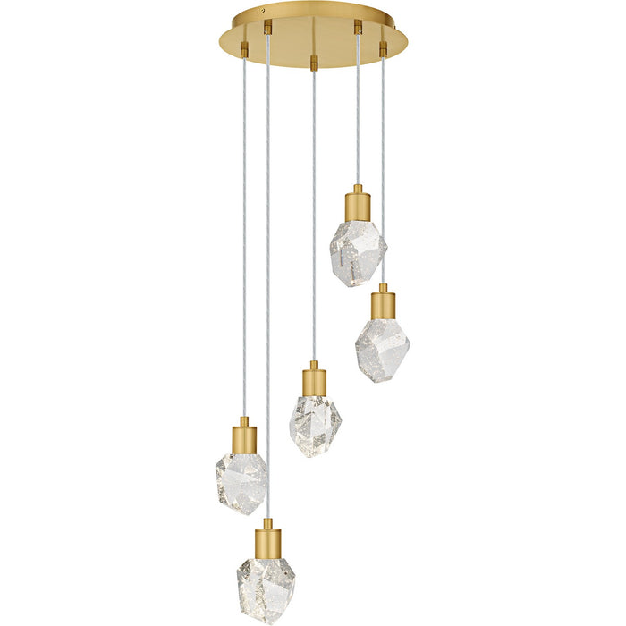 Quoizel - PCSKY1812BRG - LED Pendant - Skye - Brushed Gold