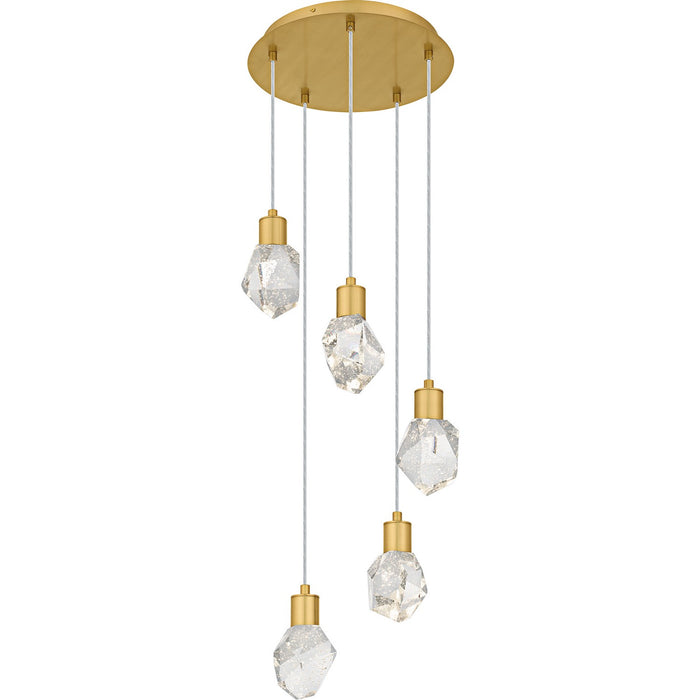 Quoizel - PCSKY1812BRG - LED Pendant - Skye - Brushed Gold